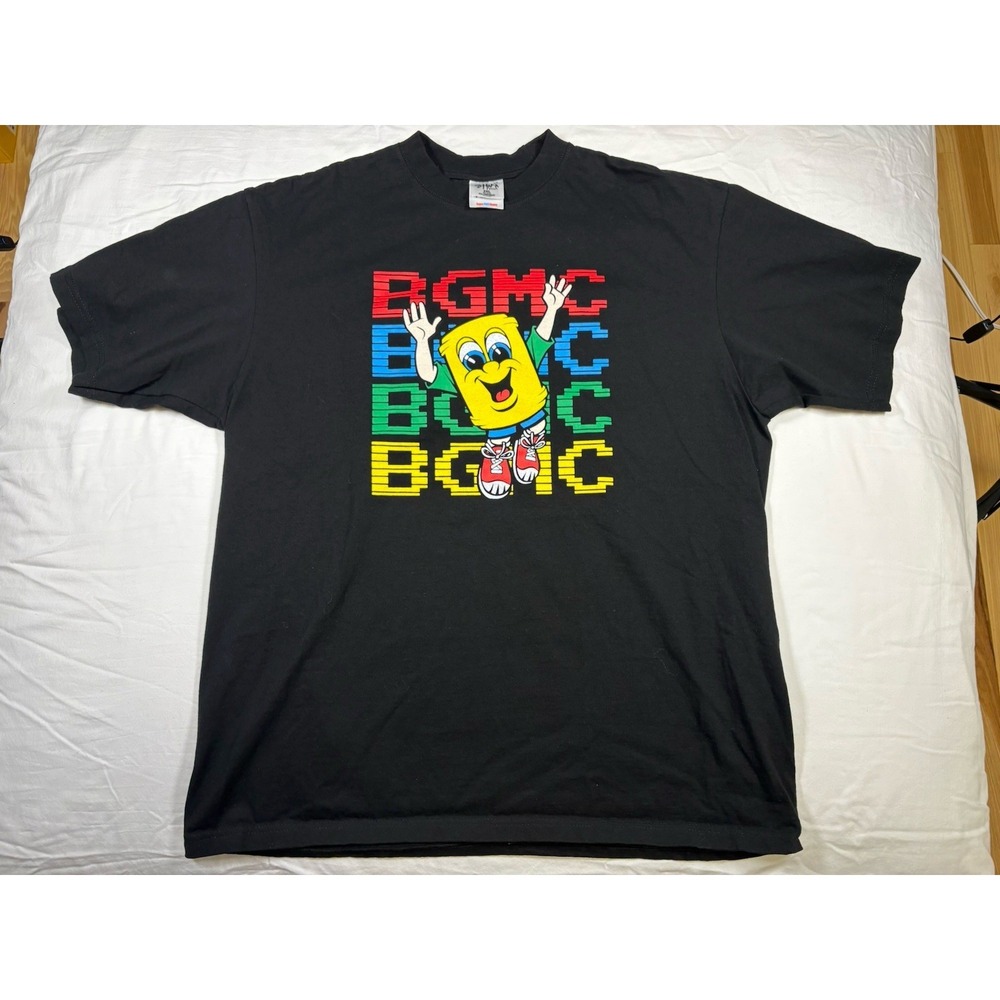 Shaka Wear Super MAX Heavy Black Graphic T-Shirt XXL BGMC